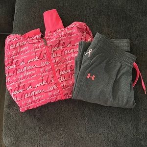 Under Armour UA Storm Breast Cancer Hoodie & Pants